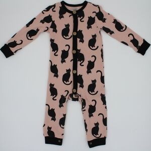 Celebrate Halloween Girls Romper & Cat Hat – Size 18M